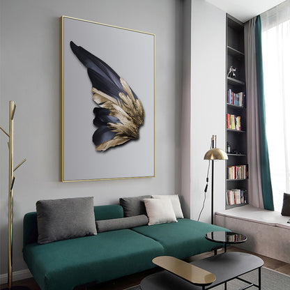 Feather Living Room Sofa Background Wall Decorative Painting