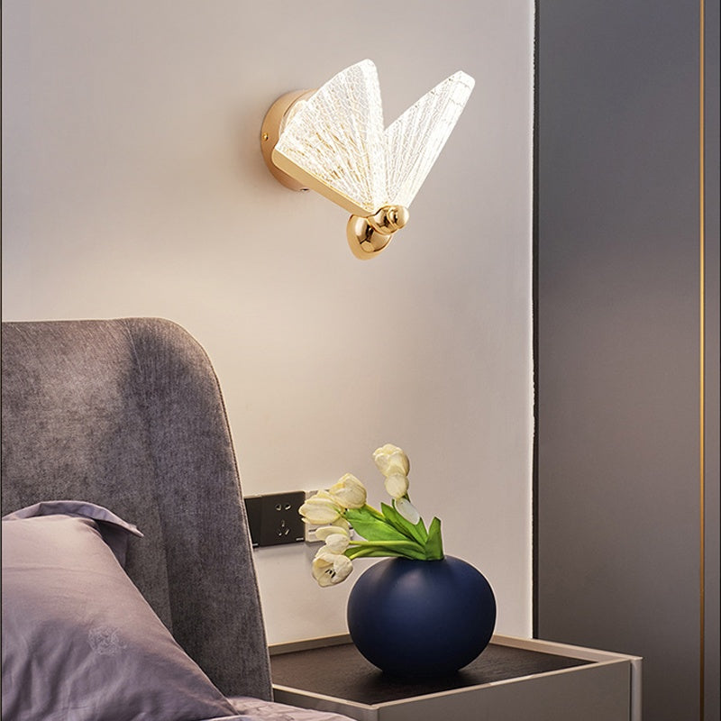 Modern Minimalist Creative Art Butterfly Wall Lamp