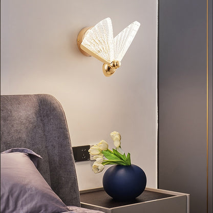 Modern Minimalist Creative Art Butterfly Wall Lamp