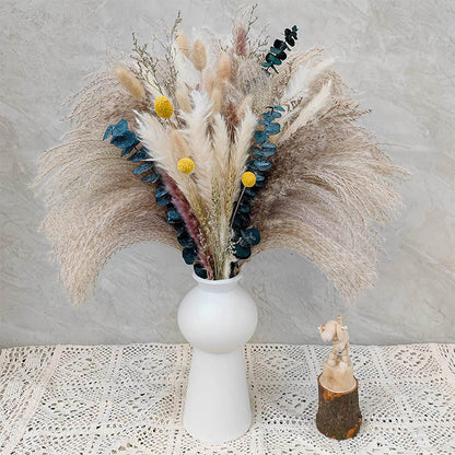 Bouquet Of Small Dried Reed Flowers