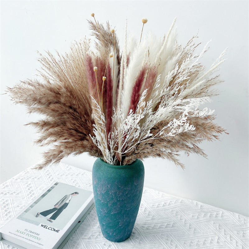 Bouquet Of Small Dried Reed Flowers