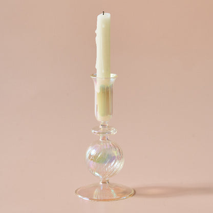 Home Office Desktop Glass Candlestick Vase